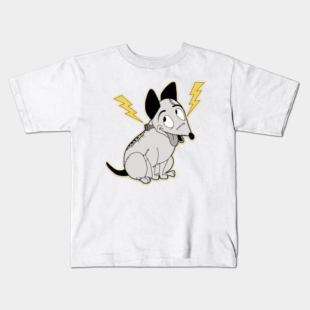 Frankenweenie - Sparky Kids T-Shirt by HyzenthlayRose